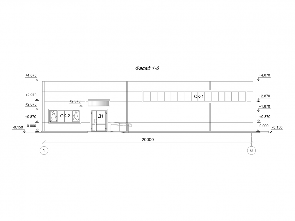 3D визуализация Магазин из сэндвич-панелей - фото 14