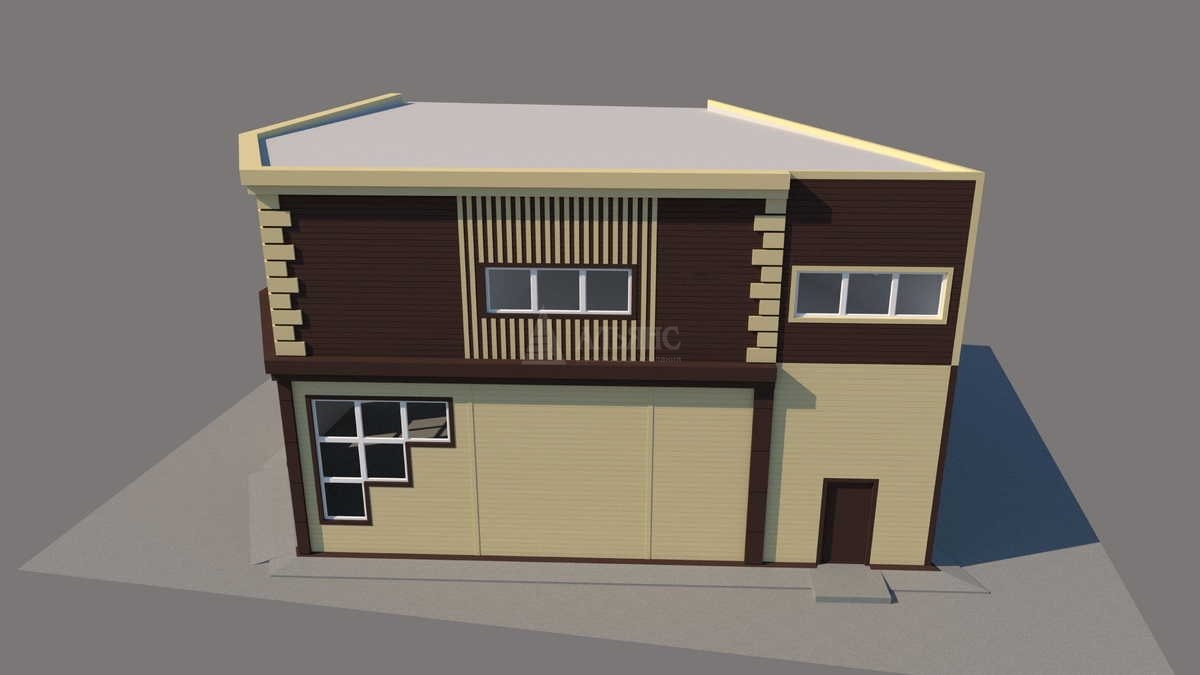 3D визуализация Склад-ангар из сэндвич-панелей - фото 17